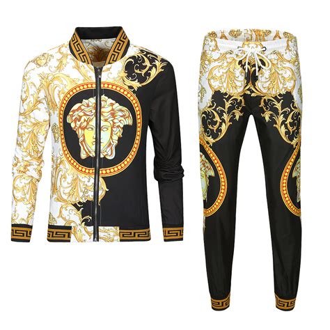 track suit versace|versace tracksuit for men.